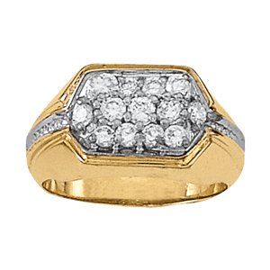 Men'S Cluster Ring