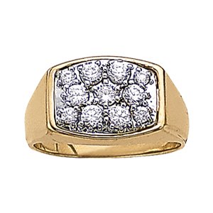 Men'S Cluster Ring