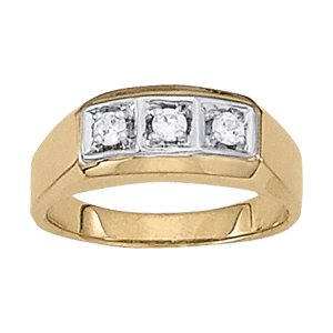 Men'S 3-Stone Ring