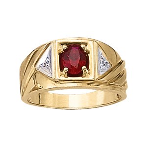 Men'S Gemstone Ring