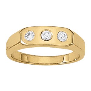 Men'S 3-Stone Ring