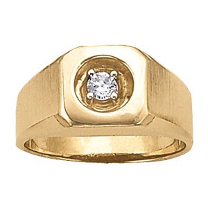Men'S Solitaire Ring
