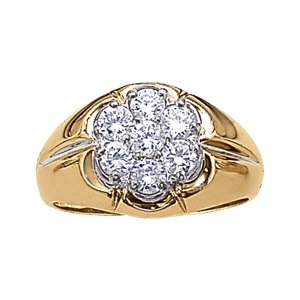 Men'S Cluster Ring