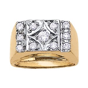 Men'S Cluster Ring