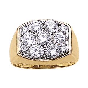 Men'S Cluster Ring