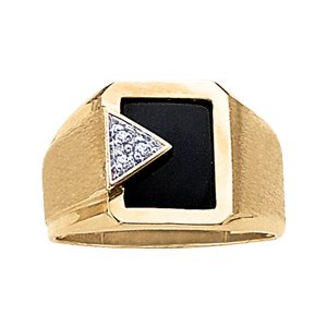 Men'S Onyx Ring