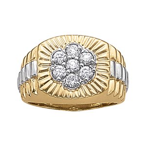 Men'S Cluster Ring