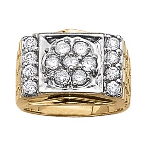 Men'S Cluster Ring