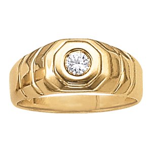 Men'S Solitaire Ring