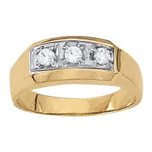 Men'S 3-Stone Ring