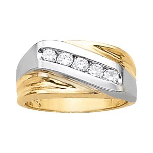 Channel Set Gents Ring