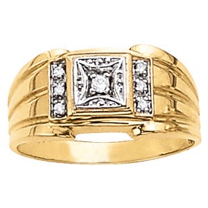 GENTS RING CLUSTER