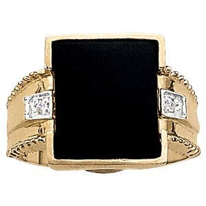 GENTS RING ONYX