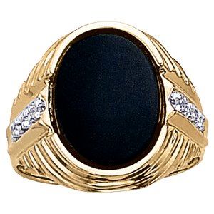 GENTS RING ONYX