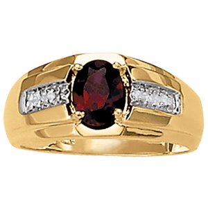 Oval Gents Color Rings