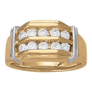 Channel Set Gents Ring