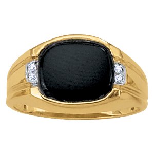 GENTS RING ONYX