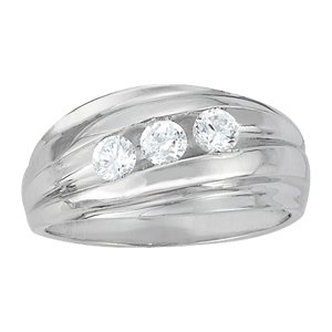 3-Stone Gents Ring