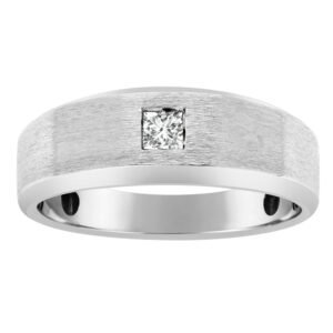 GENTS PC SOLITAIRE W/ SATIN FINISH