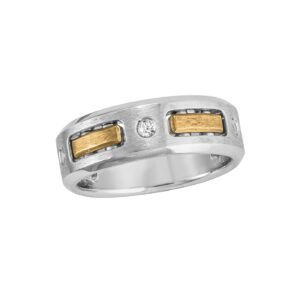 GENTS TT DIAMOND BAND SATIN FINISH