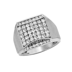 GENT'S DIAMOND CLUSTER RING