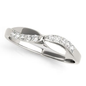 Split Shank Curved Wedding Band