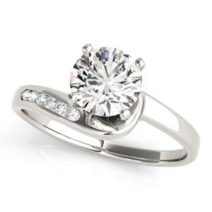 Bypass Channel Set Engagement Ring