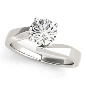 Solitaire Peg Head Engagement Rings