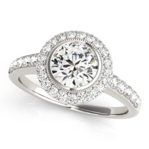 ENGAGEMENT RINGS HALO ROUND