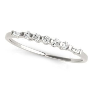 Fancy Shape Baguette Wedding Band