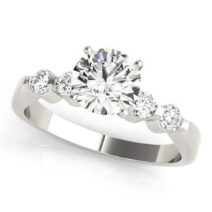 ENGAGEMENT RINGS SINGLE ROW PRONG