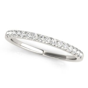 Shared Prong Wedding Band