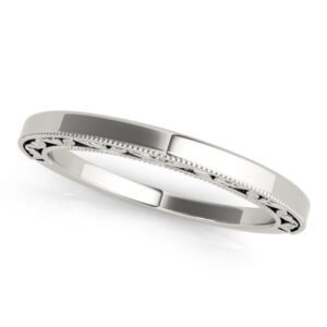 Vintage Filigree Wedding Band