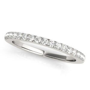 Shared Prong Wedding Band