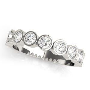 Bezel Set Wedding Bands