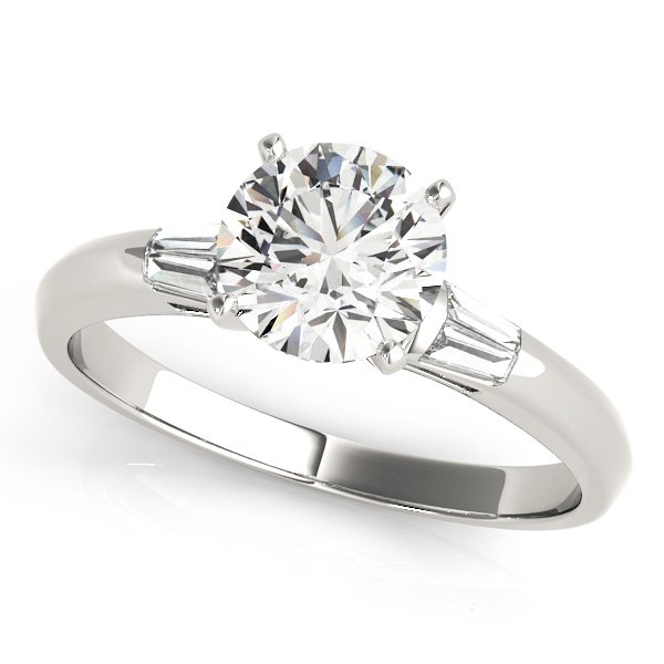 3-Stone Fancy Shape Baguette Engagement Ring