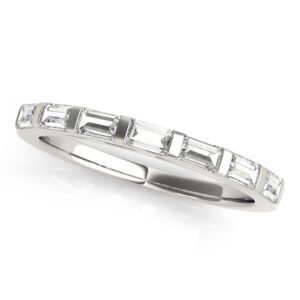 Straight Baguette Wedding Band