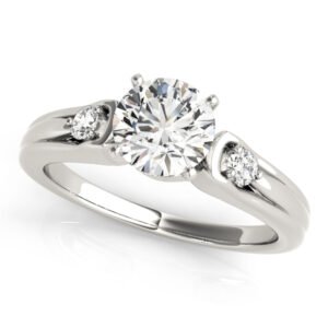 3-Stone Split Shank Engagement Rings