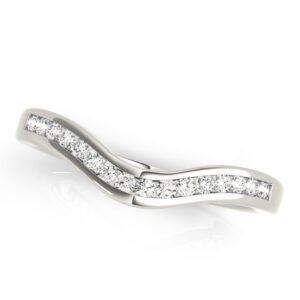 Channel Set Wedding Band