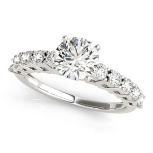 ENGAGEMENT RINGS SINGLE ROW PRONG