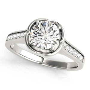 ENGAGEMENT RINGS SINGLE ROW PRONG