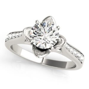 ENGAGEMENT RINGS SINGLE ROW PRONG