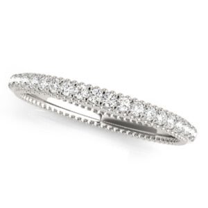 Prong Set Wedding Band