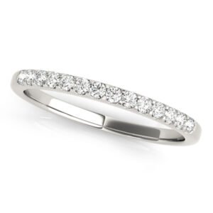 Shared Prong Wedding Band