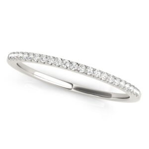 Prong Set Diamond Wedding Band