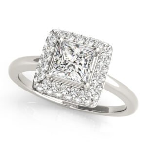 ENGAGEMENT RINGS HALO SQUARE & CUS