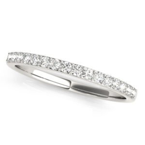 Shared Prong Wedding Band