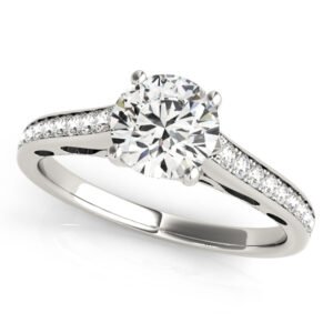 ENGAGEMENT RINGS SINGLE ROW PRONG