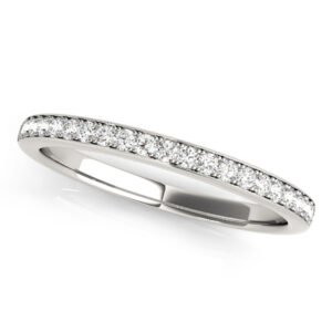 Prong In Channel Wedding Band