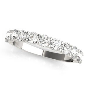 11-Stone Shared Prong Wedding Band